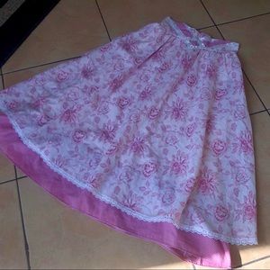 vintage 1970s gunne sax prairie skirt